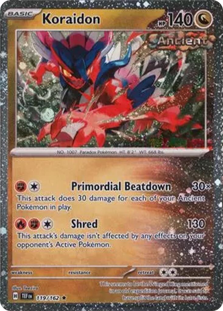 Koraidon (119/162) (Cosmos Holo) [Miscellaneous Cards] | Rock City Comics