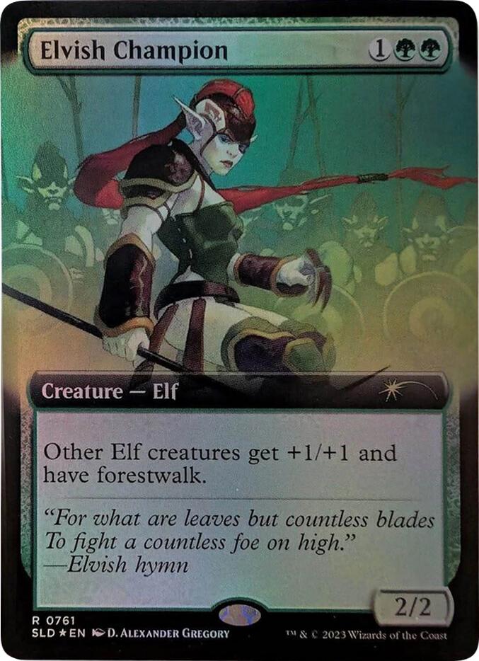 Elvish Champion (Extended Art) [Secret Lair Drop Series] | Rock City Comics