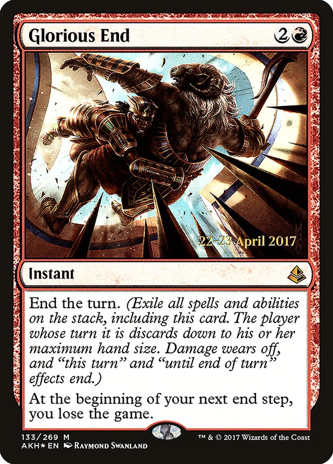 Glorious End [Amonkhet Prerelease Promos] | Rock City Comics