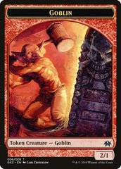 Dragon // Goblin Double-Sided Token [Ravnica Allegiance Guild Kit Tokens] | Rock City Comics