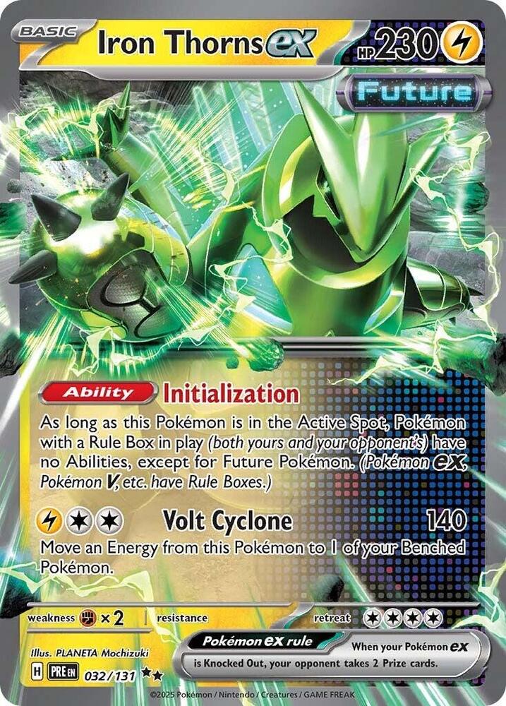 Iron Thorns ex (032/131) [Scarlet & Violet: Prismatic Evolutions] | Rock City Comics