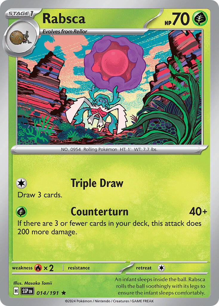 Rabsca (014/191) (Theme Deck Exclusive) [Scarlet & Violet: Surging Sparks] | Rock City Comics