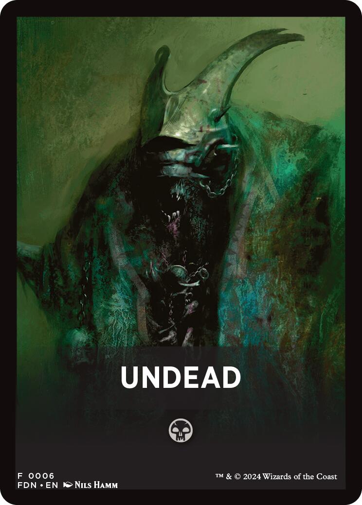 Undead Theme Card [Foundations Tokens] | Rock City Comics