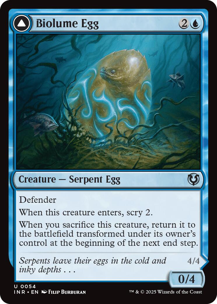 Biolume Egg // Biolume Serpent [Innistrad Remastered] | Rock City Comics