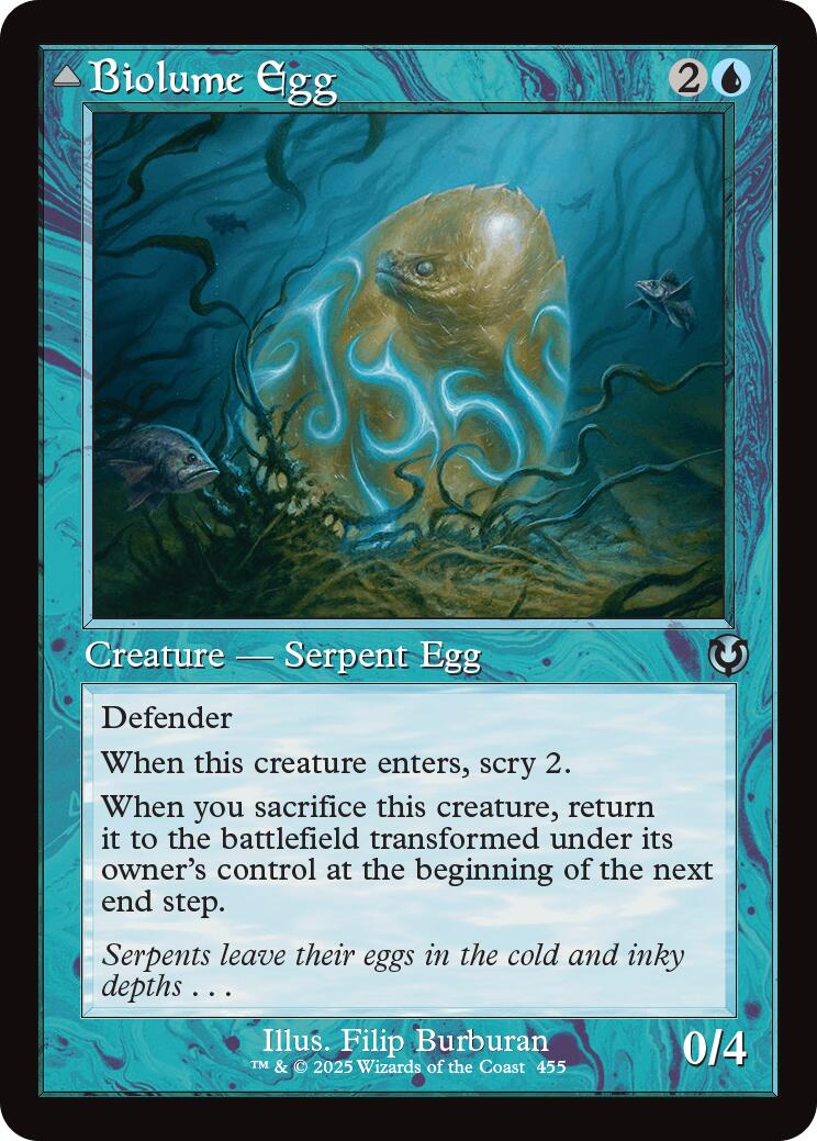 Biolume Egg // Biolume Serpent (Retro Frame) [Innistrad Remastered] | Rock City Comics