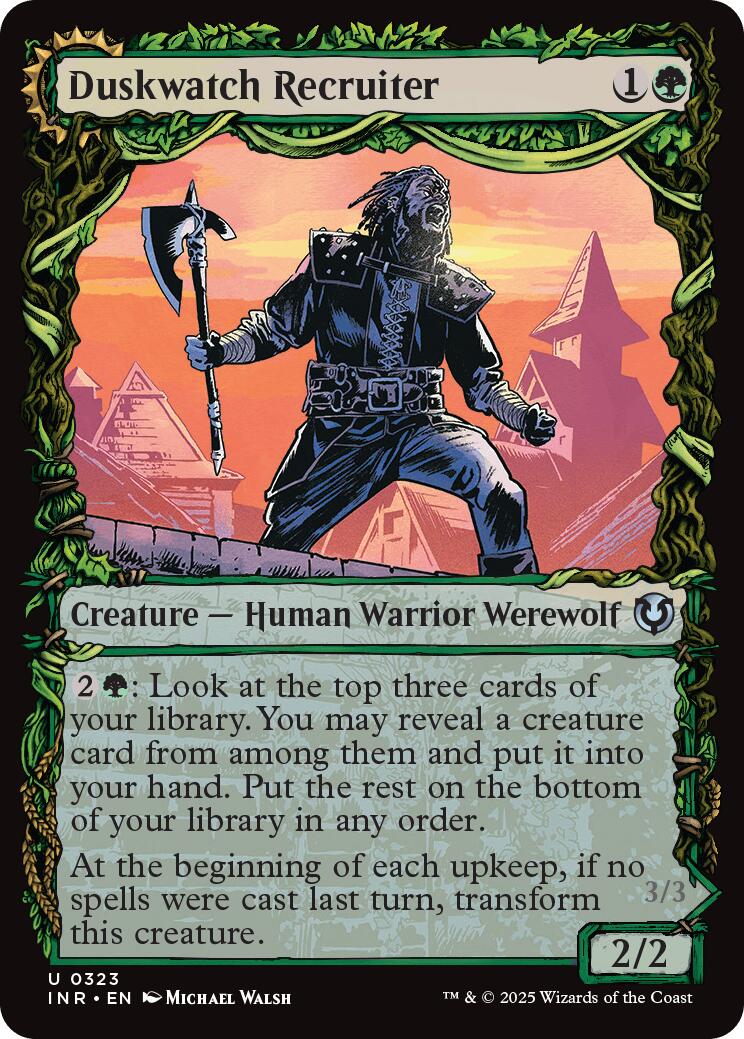 Duskwatch Recruiter // Krallenhorde Howler (Showcase) [Innistrad Remastered] | Rock City Comics