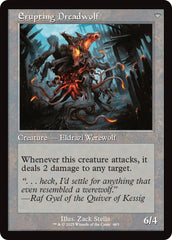 Smoldering Werewolf // Erupting Dreadwolf (Retro Frame) [Innistrad Remastered] | Rock City Comics