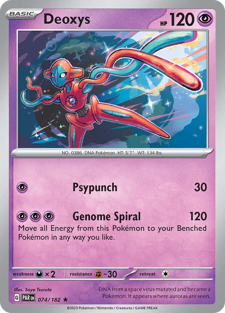 Deoxys (074/182) [Scarlet & Violet: Paradox Rift] | Rock City Comics