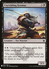 Unyielding Krumar [Mystery Booster] | Rock City Comics