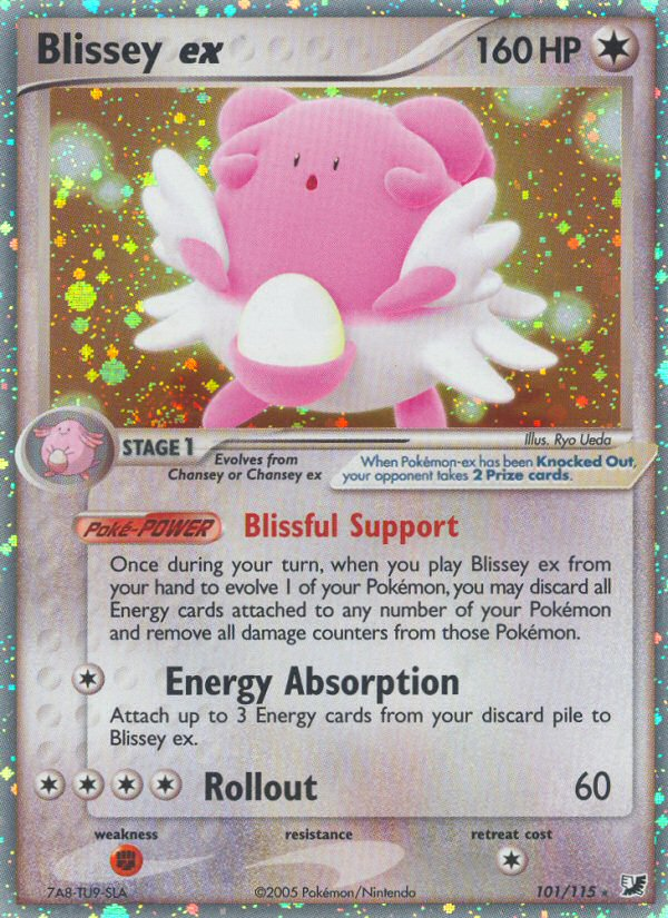 Blissey ex (101/115) [EX: Unseen Forces] | Rock City Comics