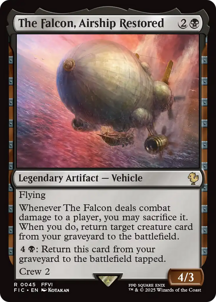 The Falcon, Airship Restored [FINAL FANTASY Commander] | Rock City Comics