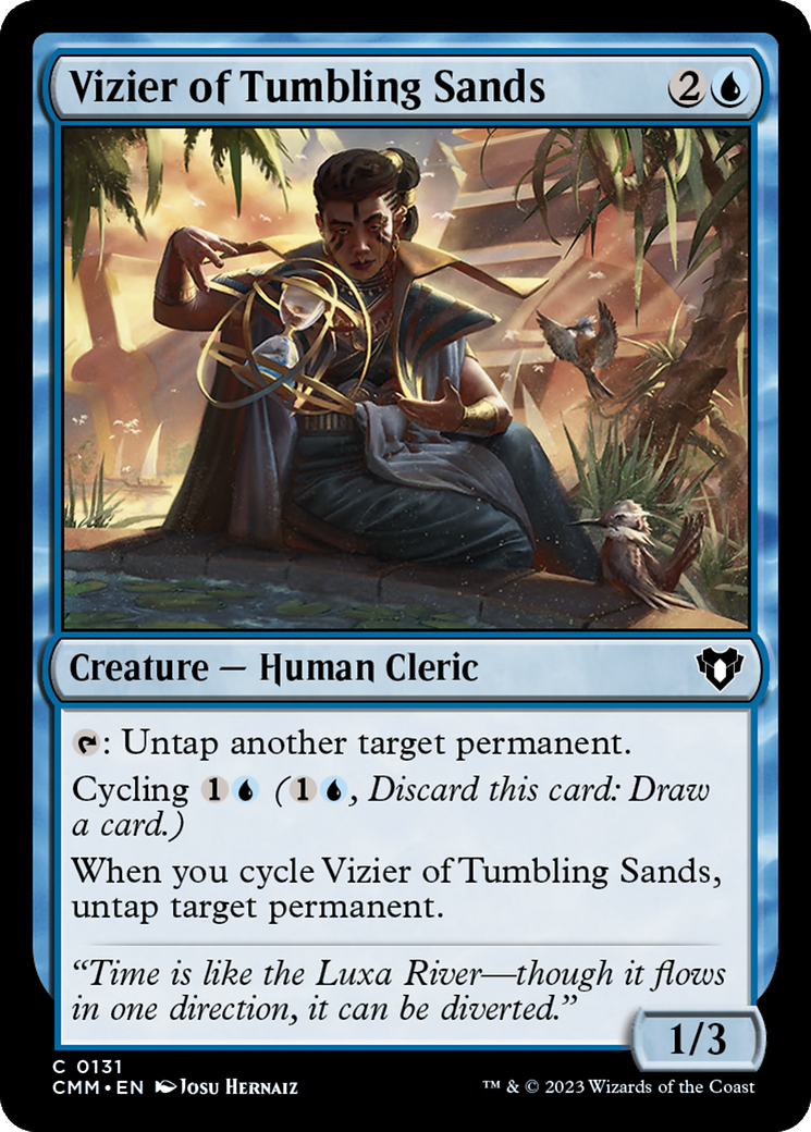 Vizier of Tumbling Sands [Commander Masters] | Rock City Comics