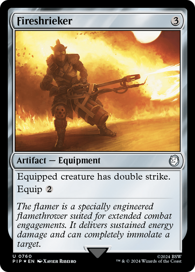 Fireshrieker (Surge Foil) [Fallout] | Rock City Comics