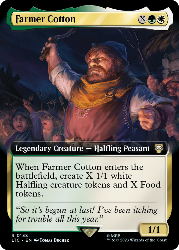 Farmer Cotton (Extended Art) [The Lord of the Rings: Tales of Middle-Earth Commander] | Rock City Comics