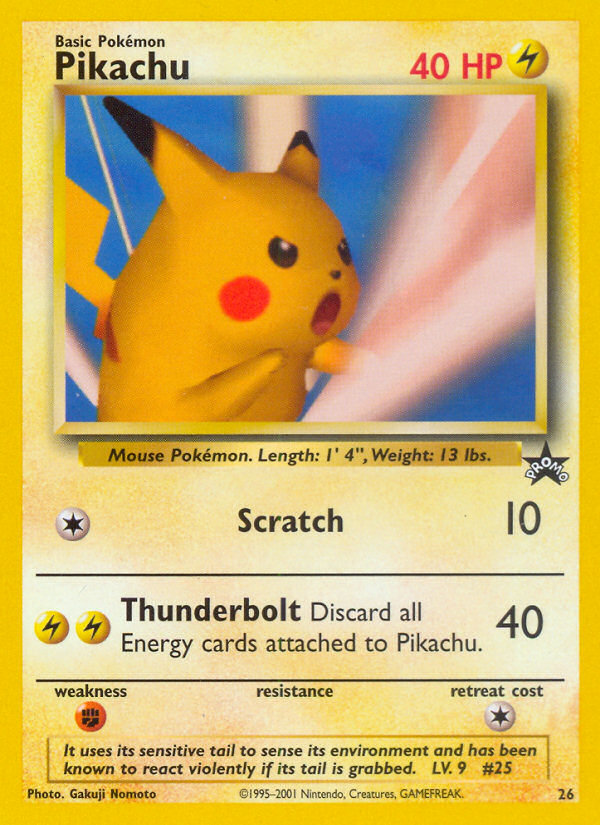 Pikachu (26) [Wizards of the Coast: Black Star Promos] | Rock City Comics