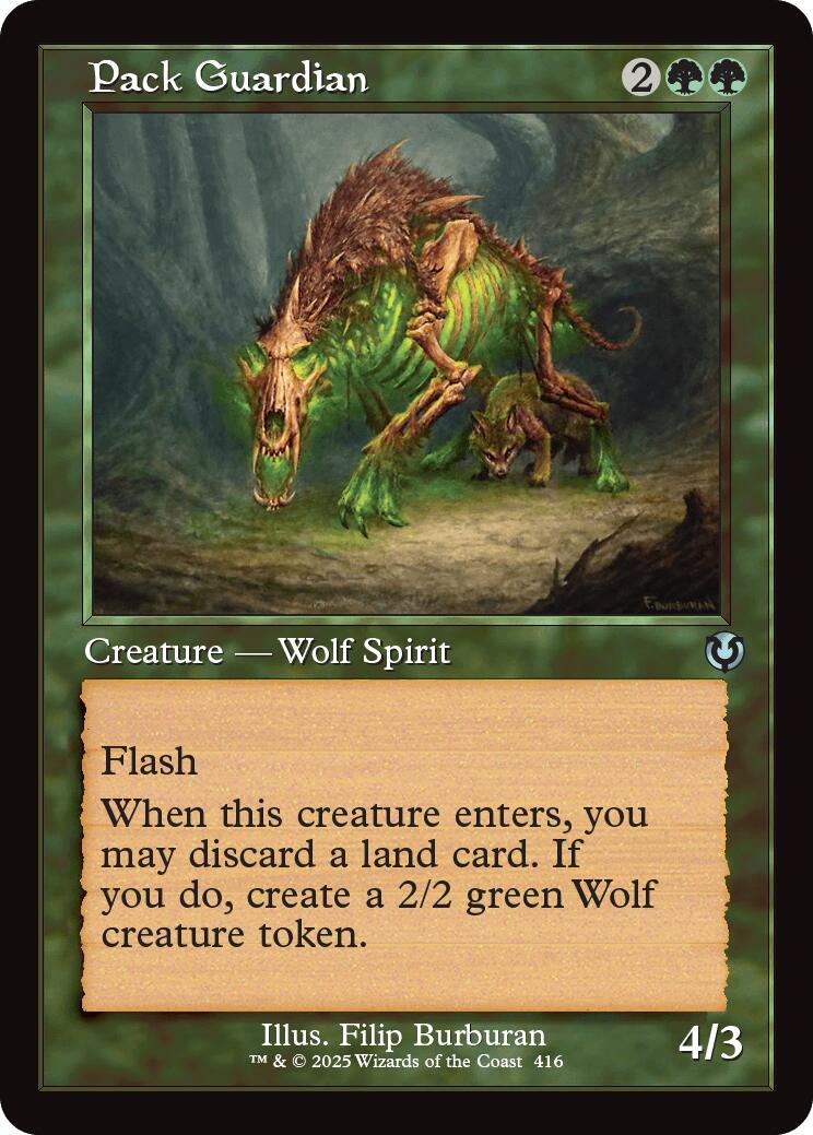 Pack Guardian (Retro Frame) [Innistrad Remastered] | Rock City Comics