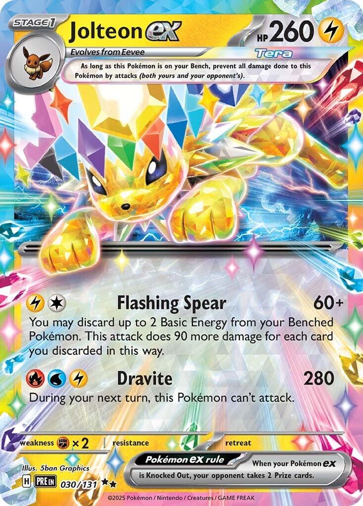 Jolteon ex (030/131) [Scarlet & Violet: Prismatic Evolutions] | Rock City Comics