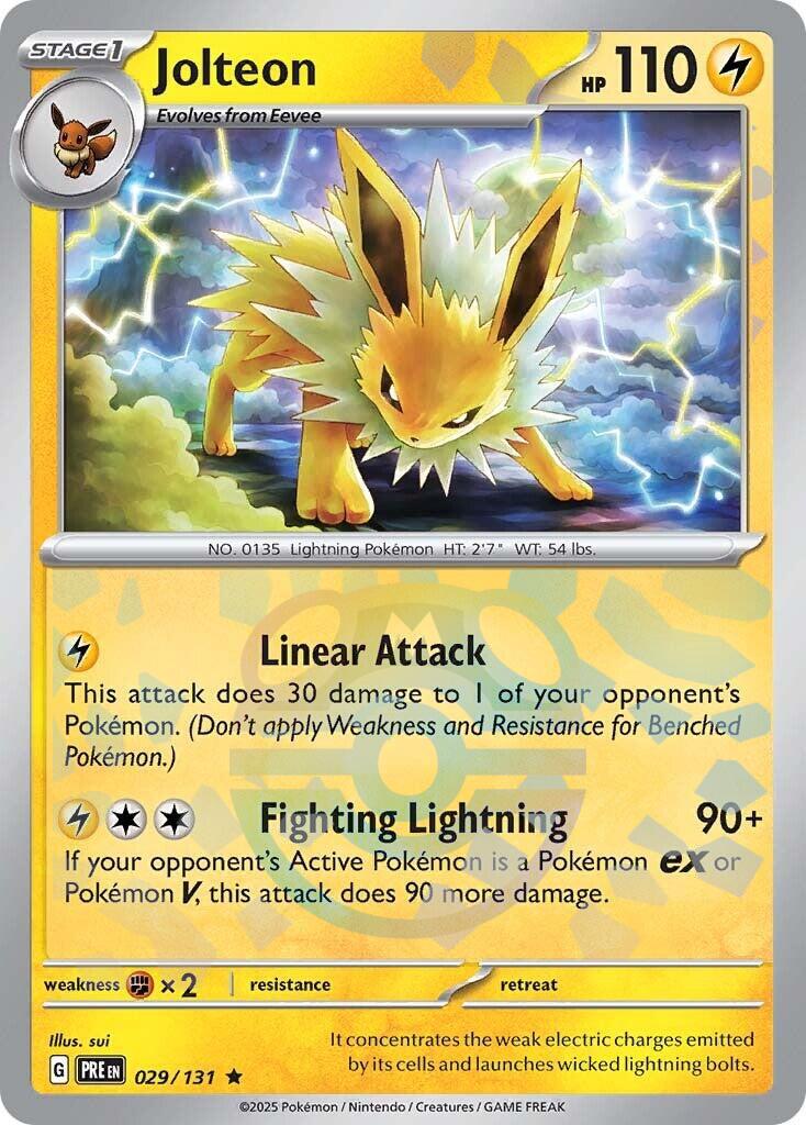 Jolteon (029/131) (Master Ball Pattern) [Scarlet & Violet: Prismatic Evolutions] | Rock City Comics