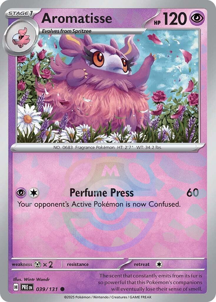 Aromatisse (039/131) (Master Ball Pattern) [Scarlet & Violet: Prismatic Evolutions] | Rock City Comics