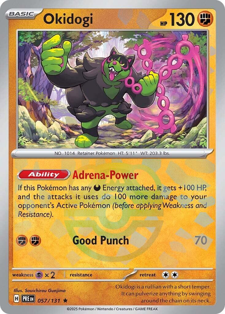 Okidogi (057/131) (Master Ball Pattern) [Scarlet & Violet: Prismatic Evolutions] | Rock City Comics