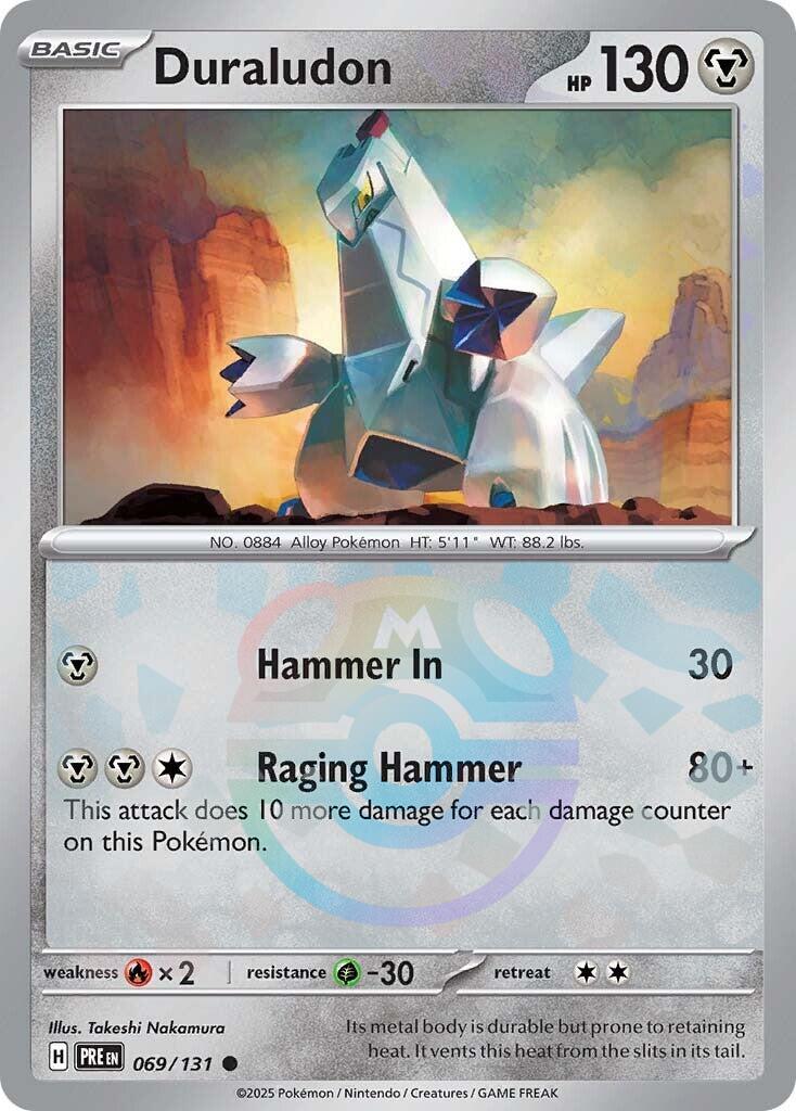 Duraludon (069/131) (Master Ball Pattern) [Scarlet & Violet: Prismatic Evolutions] | Rock City Comics