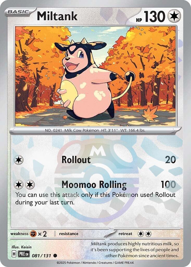 Miltank (081/131) (Master Ball Pattern) [Scarlet & Violet: Prismatic Evolutions] | Rock City Comics