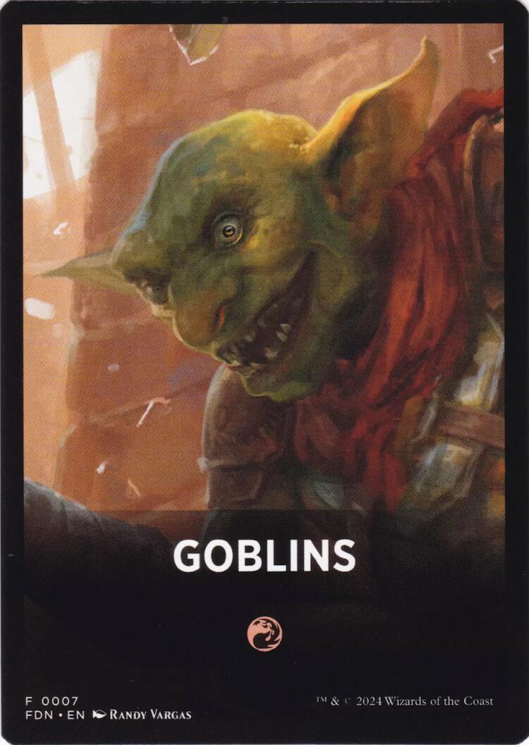 Goblins Theme Card [Foundations Tokens] | Rock City Comics