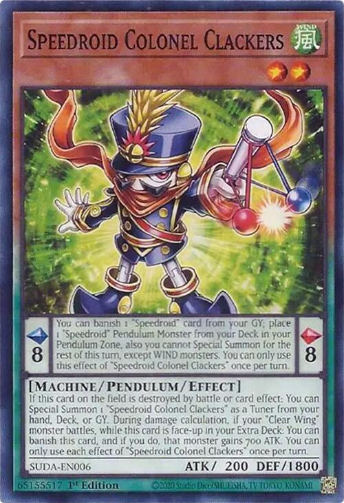 Speedroid Colonel Clackers [SUDA-EN006] Common | Rock City Comics