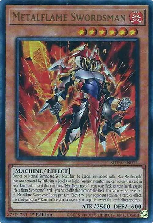 Metalflame Swordsman [SUDA-EN014] Ultra Rare | Rock City Comics