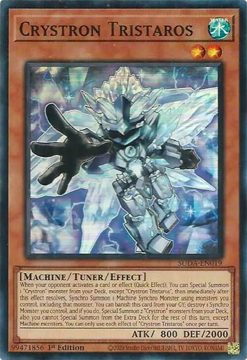 Crystron Tristaros [SUDA-EN019] Super Rare | Rock City Comics
