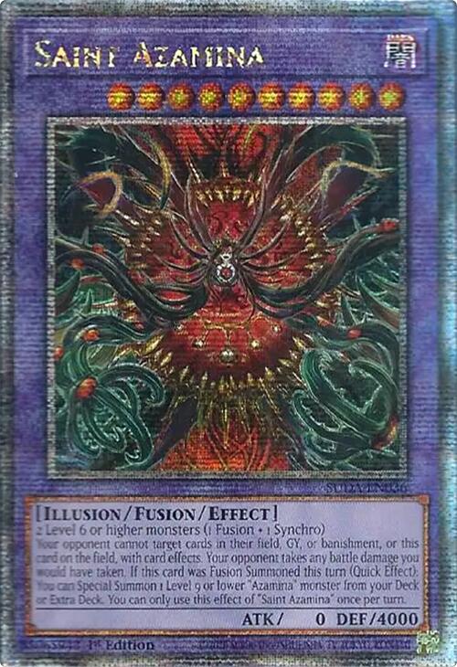 Saint Azamina (Quarter Century Secret Rare) [SUDA-EN036] Quarter Century Secret Rare | Rock City Comics