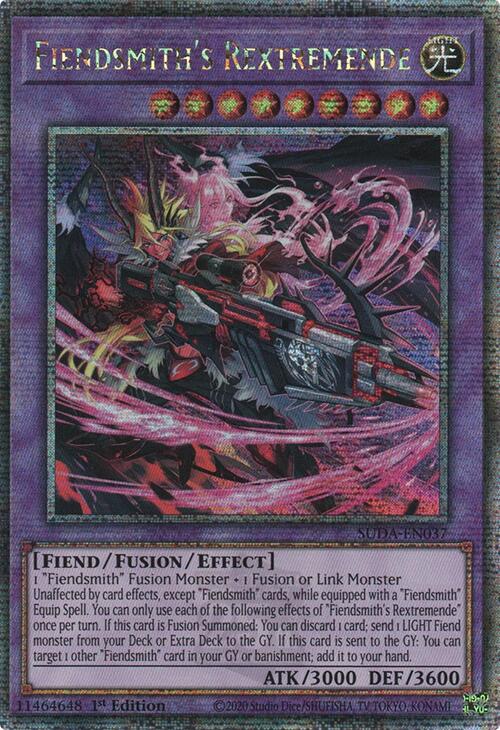 Fiendsmith's Rextremende (Quarter Century Secret Rare) [SUDA-EN037] Quarter Century Secret Rare | Rock City Comics