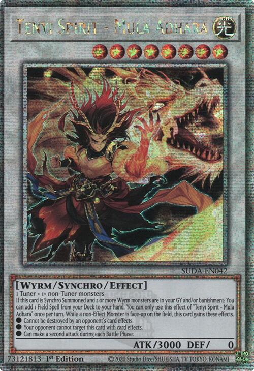 Tenyi Spirit - Mula Adhara (Quarter Century Secret Rare) [SUDA-EN042] Quarter Century Secret Rare | Rock City Comics