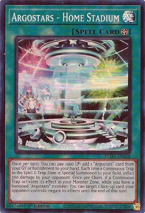 Argostars - Home Stadium [SUDA-EN058] Super Rare | Rock City Comics