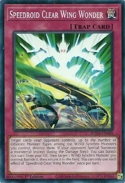 Speedroid Clear Wing Wonder [SUDA-EN068] Common | Rock City Comics