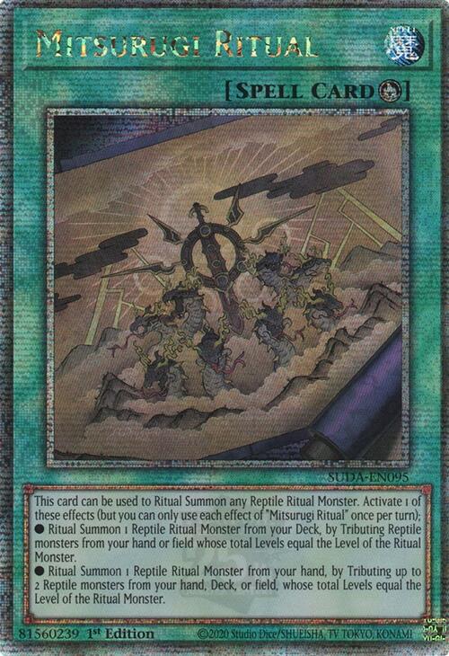 Mitsurugi Ritual (Quarter Century Secret Rare) [SUDA-EN095] Quarter Century Secret Rare | Rock City Comics