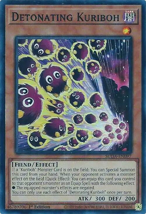 Detonating Kuriboh [SUDA-EN097] Super Rare | Rock City Comics