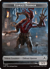 Eldrazi Horror // Human Soldier (0003) Double-Sided Token [Innistrad Remastered Tokens] | Rock City Comics