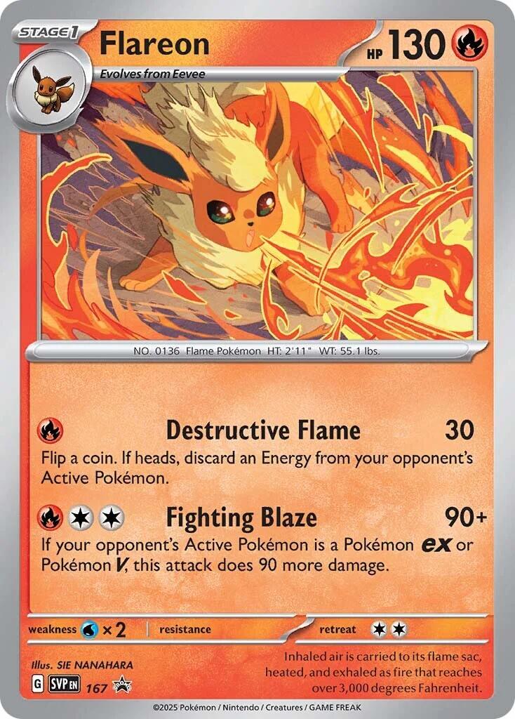 Flareon (SVP167) [Scarlet & Violet: Black Star Promos] | Rock City Comics