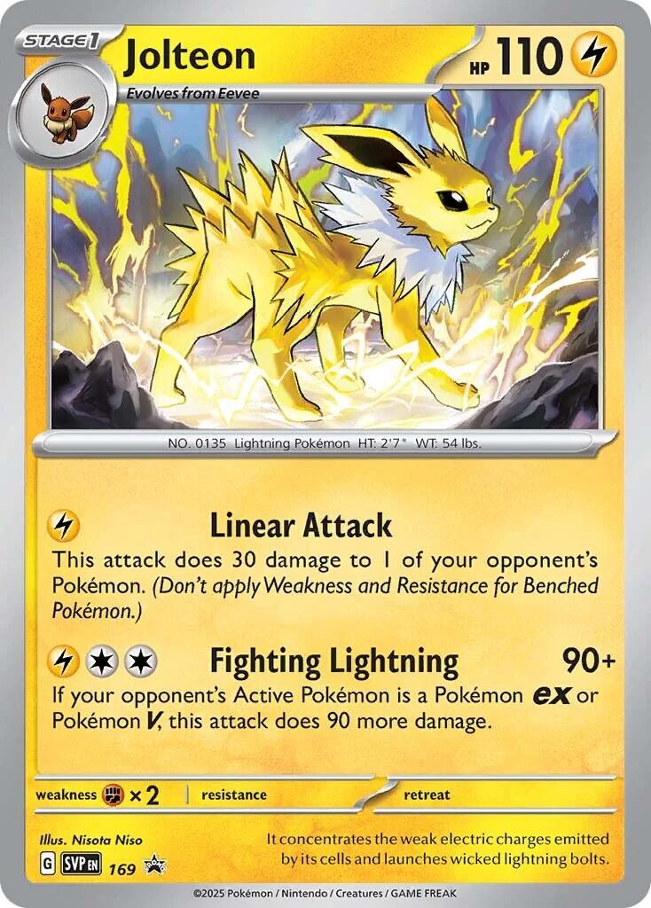Jolteon (SVP169) [Scarlet & Violet: Black Star Promos] | Rock City Comics