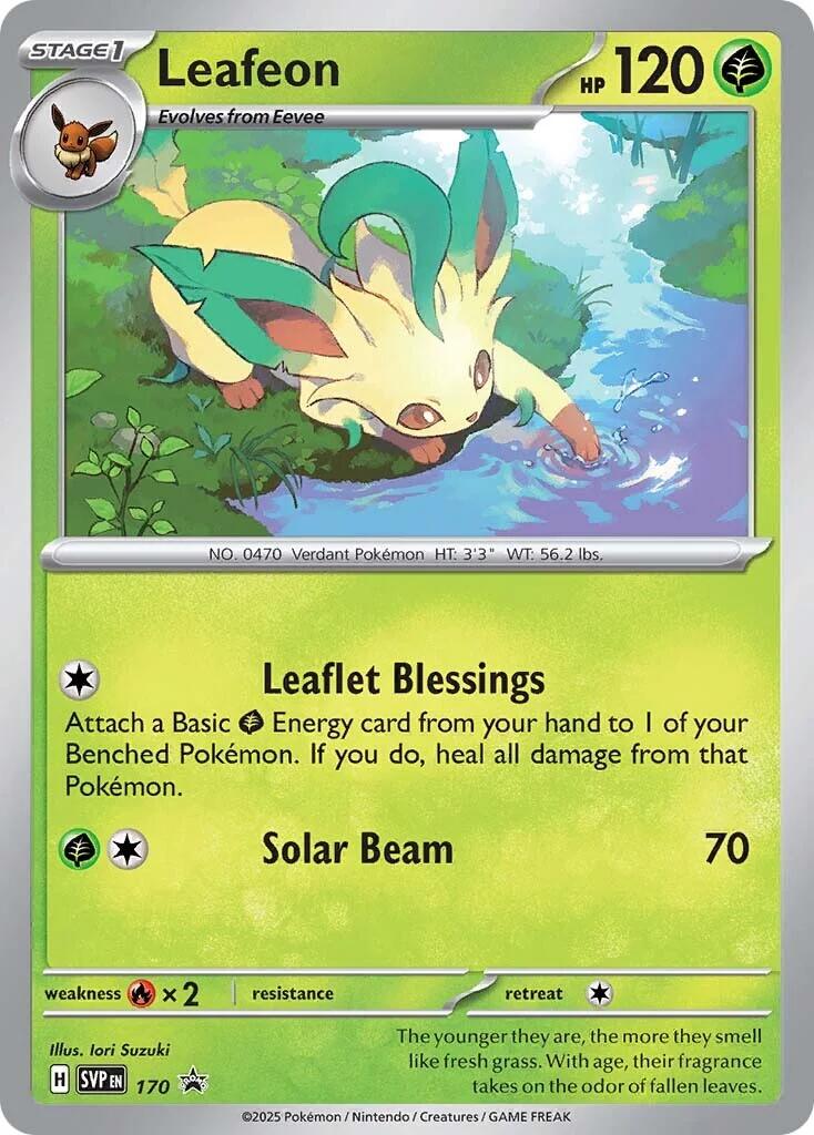 Leafeon (SVP170) [Scarlet & Violet: Black Star Promos] | Rock City Comics
