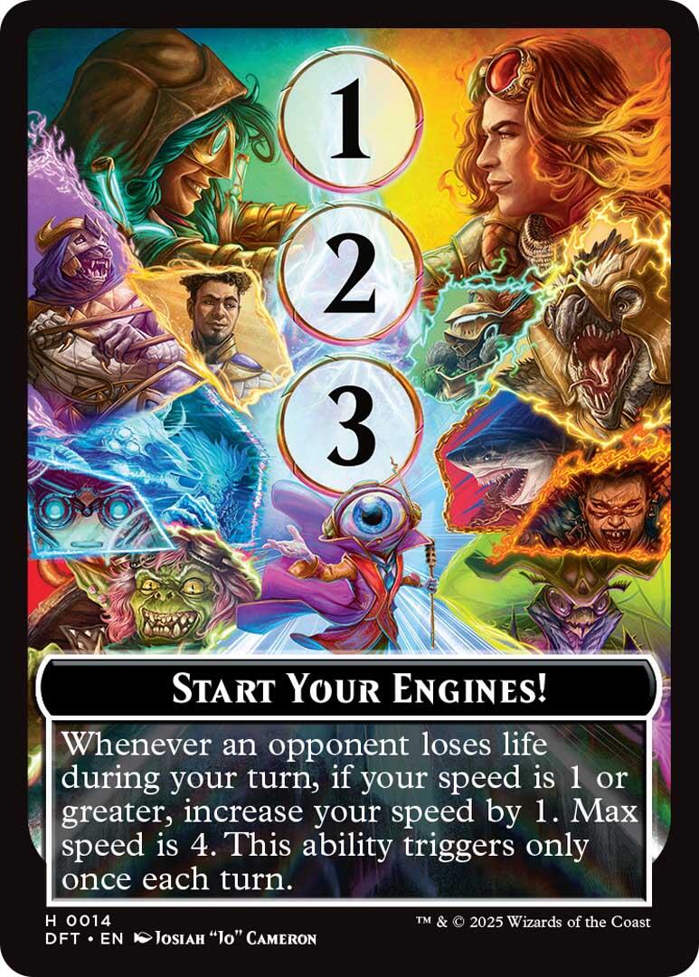 Start Your Engines! // Max Speed [Aetherdrift Tokens] | Rock City Comics