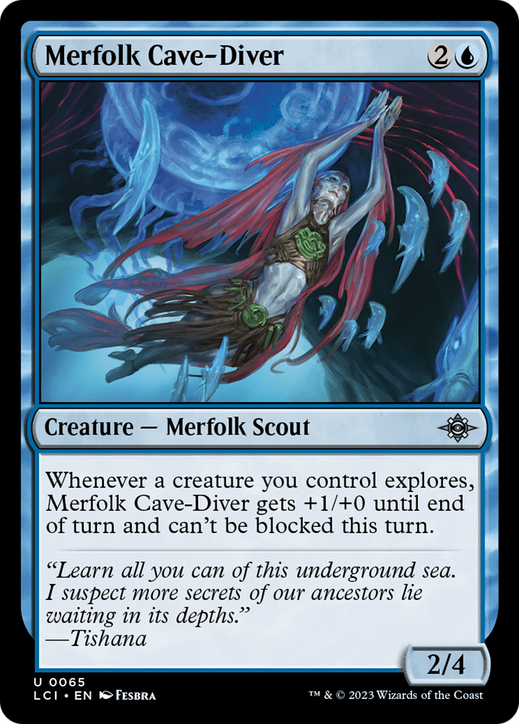 Merfolk Cave-Diver [The Lost Caverns of Ixalan] | Rock City Comics