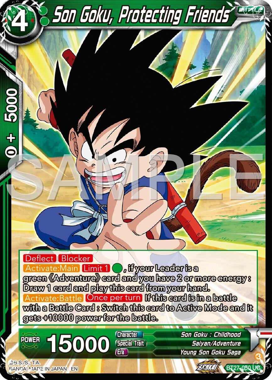 Son Goku, Protecting Friends (BT27-050) [History of Z] | Rock City Comics