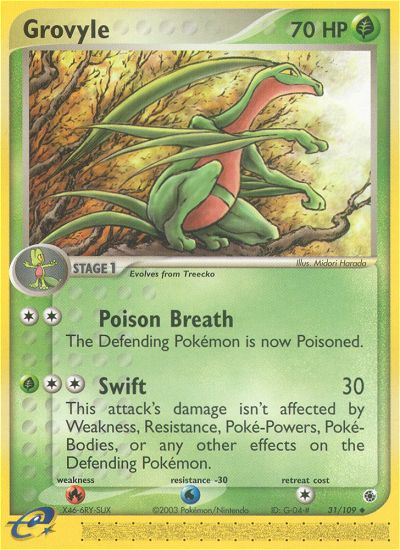 Grovyle (31/109) [EX: Ruby & Sapphire] | Rock City Comics