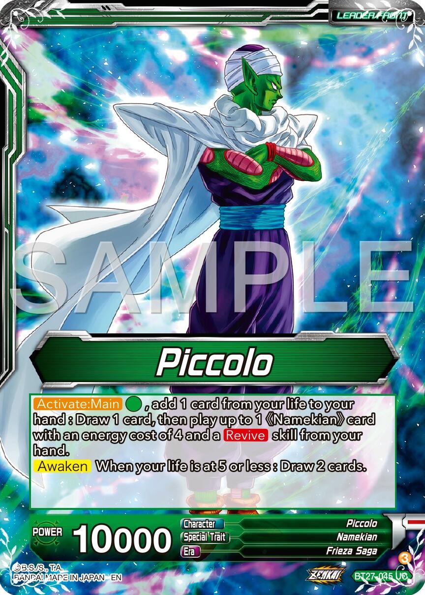 Piccolo // Piccolo, Brotherhood Bands (BT27-045) [History of Z] | Rock City Comics