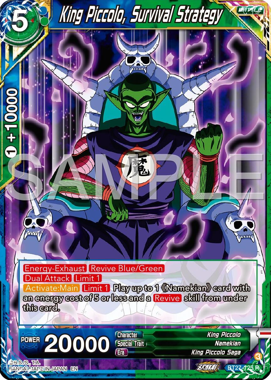 King Piccolo, Survival Strategy (BT27-125) [History of Z] | Rock City Comics
