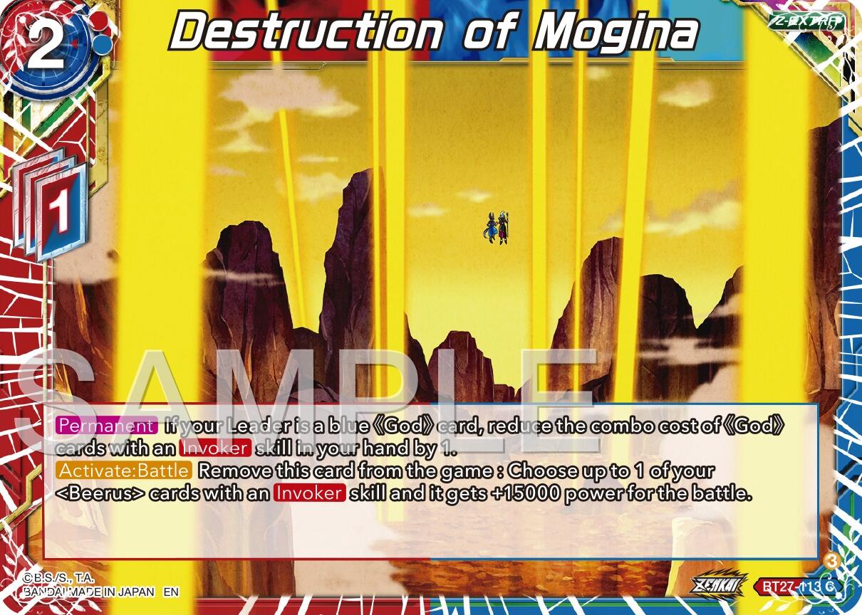 Destruction of Mogina (BT27-113) [History of Z] | Rock City Comics