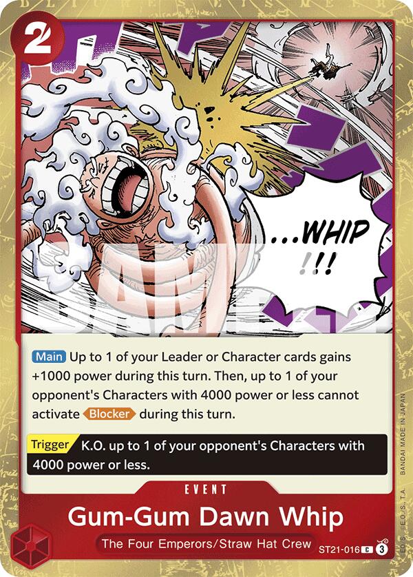 Gum-Gum Dawn Whip [Starter Deck EX: Gear 5] | Rock City Comics