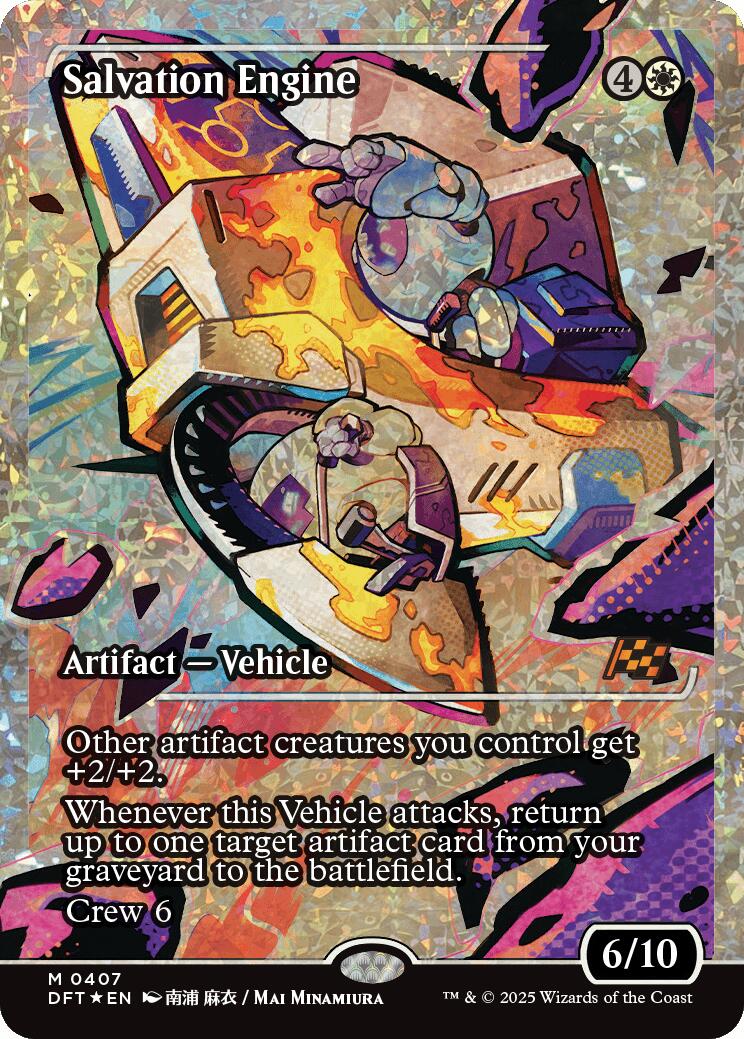 Salvation Engine (Showcase Fracture Foil) (Japanese) [Aetherdrift] | Rock City Comics